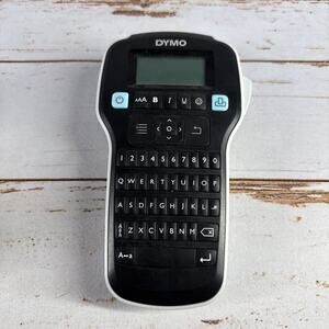 DYMO LabelManager 160 Label Maker | Black LMR-160 | Tested | Portable QWERTY